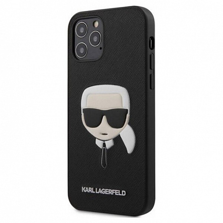 Чехол CG Mobile Karl Lagerfeld для iPhone 12 ProMax, черный