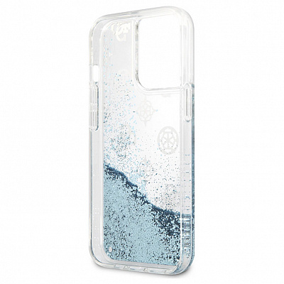 Чехол CG Mobile Guess Liquid Glitter Peony для iPhone 13 Pro,