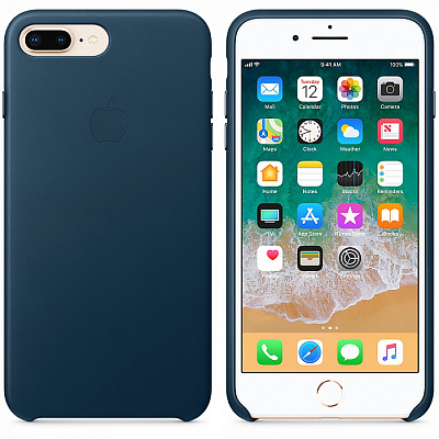 Чехол Apple Leather Case iPhone 8/7 Plus,
