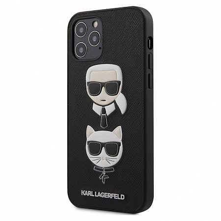 Чехол Karl Lagerfeld для iPhone 12 ProMax, черный
