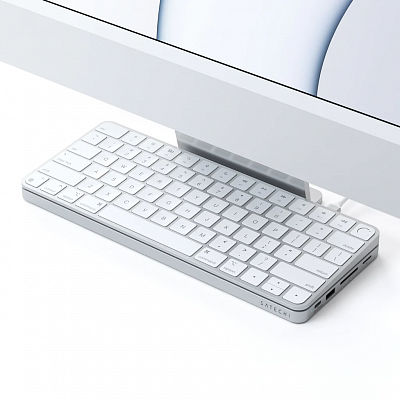 Сверхтонкая док-станция Satechi USB-C Slim Dock для iMac 24"
