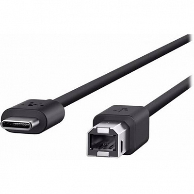 Кабель Belkin USB-C to USB-B Printer Cable, черный
