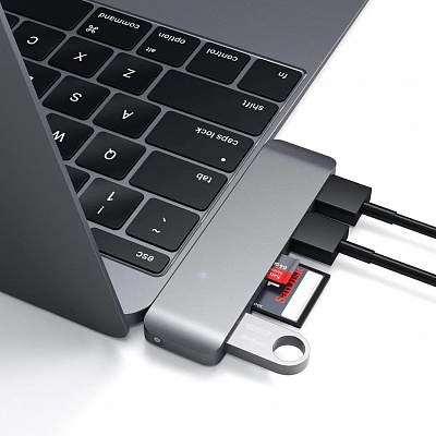 USB-хаб Satechi Type-C USB Hub для Macbook с портом USB-C