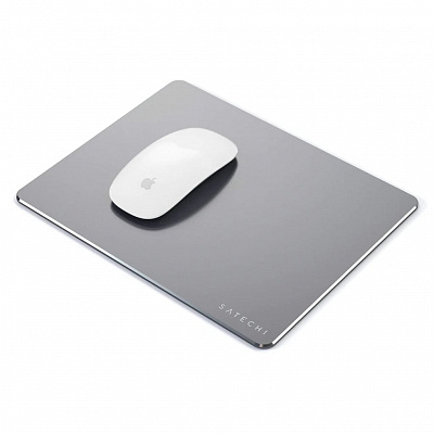 Коврик Satechi Aluminum Mouse Pad для компьютерной мыши, алюминий, 24x19x0,5 см