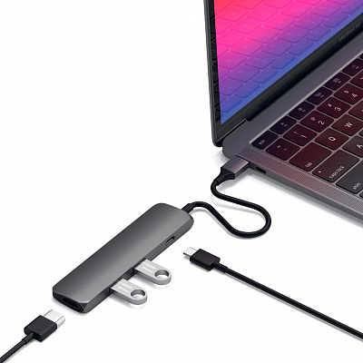 USB адаптер Satechi Type-C Multi-Port with Charging Port