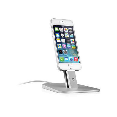 Подставка Twelve South HiRise iPhone и iPad mini, серебрянная