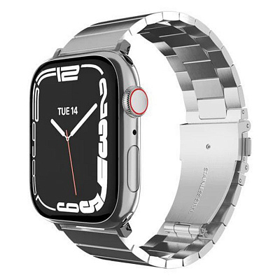 Ремешок для часов из нержавеющей стали SwitchEasy MAW801034BK22 Maestro Stainless steel band для Apple Watch 38/40/41mm,