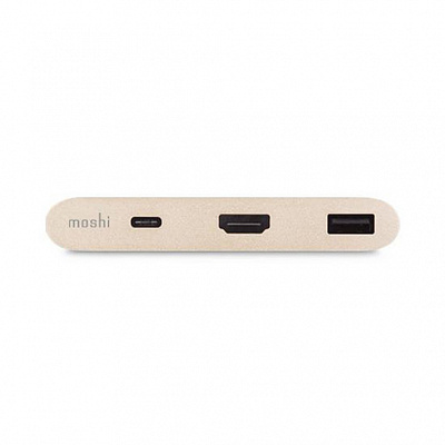 Адаптер Moshi USB-C Multiport Adapter, золотой