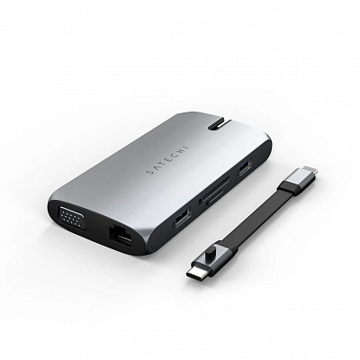 Хаб Satechi USB-C On-the-Go MultiPort Adapter