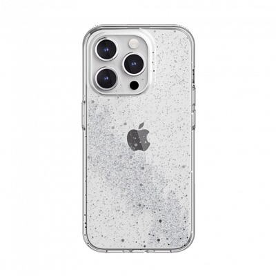 Чехол накладка iPhone 15 Pro 6.1" Switch Easy, прозрачный с блестками