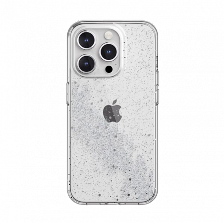 Чехол накладка iPhone 15 Pro 6.1" Switch Easy, прозрачный с блестками