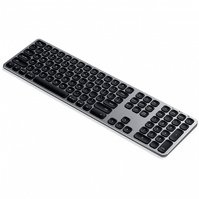 Беспроводная клавиатура Satechi Aluminum Bluetooth Wireless Keyboard, серый космос