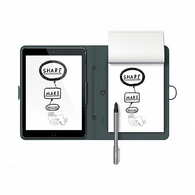 Электронное перо + блокнот Wacom Damboo Spark snap-fit iPad Air2 (CDS-600C)