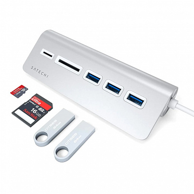 USB-концентратор Satechi Type-C USB Hub & Micro|SD Card Reader