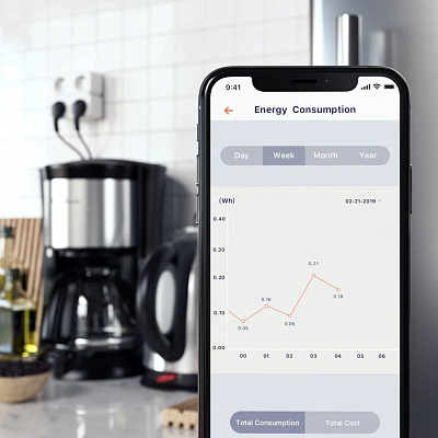 Умная розетка Satechi Homekit Dual Smart Outlet, белый