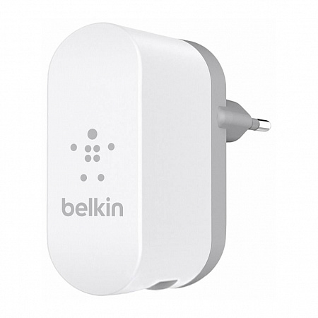 СЗУ Belkin 2-Port USB Swivel Wall Charger, белый