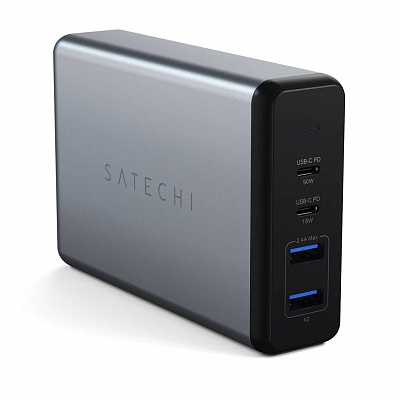 СЗУ Satechi 108W Pro USB-C PD, 108 Вт, "серый космос"