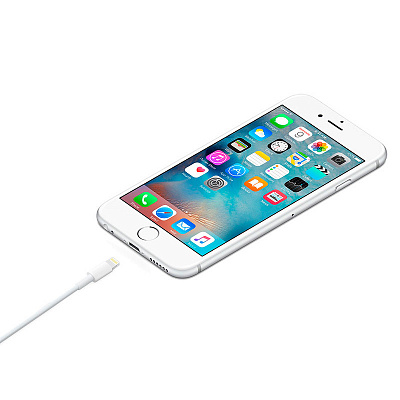 Кабель Apple Lightning to USB-A, 1 м, белый