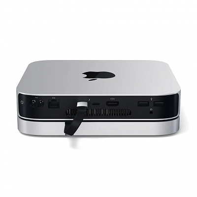 USB док-станция с подставкой Satechi Mac Mini Stand & Hub для Mac Mini