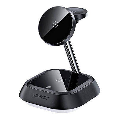 Беспроводное зарядное устройство ACEFAST E16 desktop 3-in-1 wireless charging holder, черный