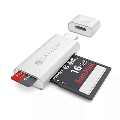 Кардридер Satechi USB-C SD/MicroCD Card slots