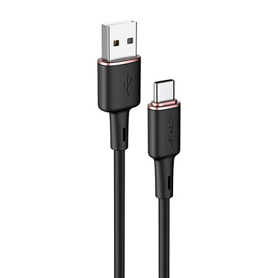 Кабель ACEFAST C2-04 USB-A to USB-C zinc alloy silicone charging data cable для подзарядки и передачи данных, черный