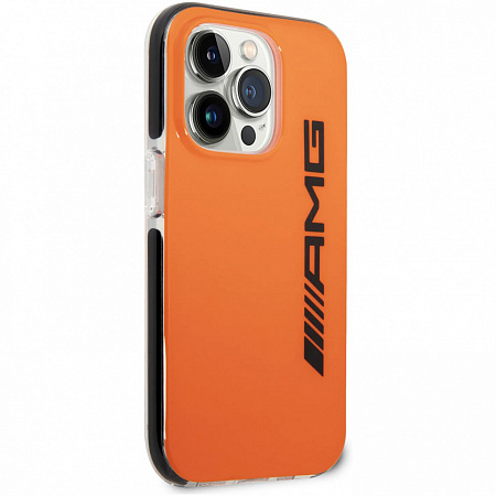 Чехол AMG для iPhone 14 Pro, оранжевый