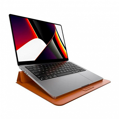 Чехол-конверт SwitchEasy EasyStand for 2021 MacBook Pro 14", коричневый
