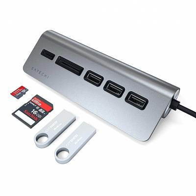 USB-концентратор Satechi Type-C USB Hub & Micro|SD Card Reader