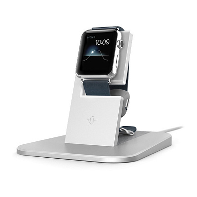 Подставка алюминиевая Twelve South HiRise Stand for Apple Watch, серебристый