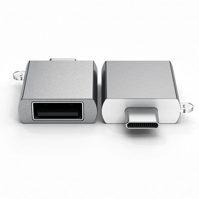 Адаптер Satechi USB-C to USB 3.0, серебристый