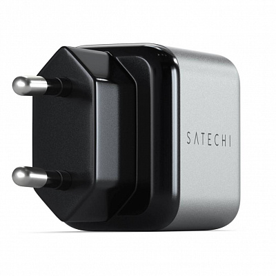 Сетевое зарядное устройство Satechi 20W USB-C PD Wall Charger, "серый космос"