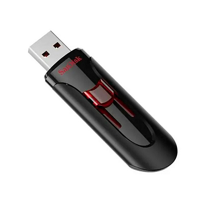 Флешка SanDisk Cruzer Glide 3.0 USB Flash Drive 64GB, черный