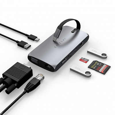 Хаб Satechi USB-C On-the-Go MultiPort Adapter