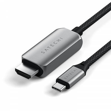 Кабель Satechi USB-C to HDMI 2.1 8K, серый космос