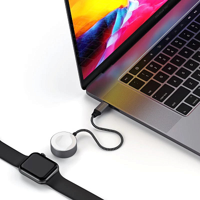 БЗУ Satechi USB-C Magnetic Charging Cable для Apple Watch