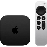  Телеприставка Apple TV 4K (3-го поколения) Wi-Fi 64 ГБ, черный