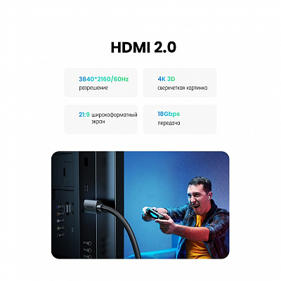 Кабель UGREEN HD119 4K HDMI
