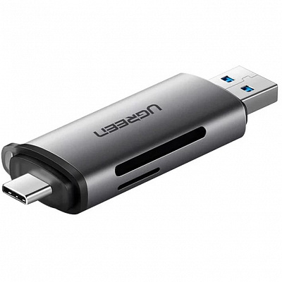 Кардридер UGREEN CM185 USB-C/USB-A Card Reader