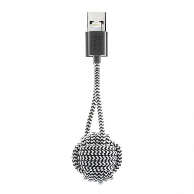 Кабель-брелок Native Union KEY Cable USB-Lightning Zebra