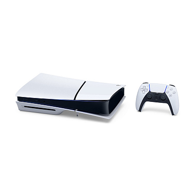 Игровая консоль Sony Playstation 5 Slim Disc Edition, 1 ТБ, белый