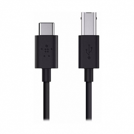 Кабель Belkin USB-C to USB-B Printer Cable, черный