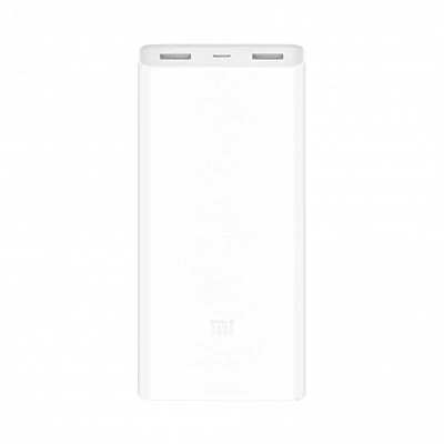 Внешний аккумулятор Xiaomi Mi Power Bank-2 20000 mAh, белый