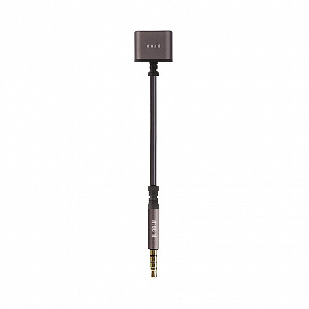 Аудиоразветвитель Moshi на 2 порта, 3,5 мм, черный