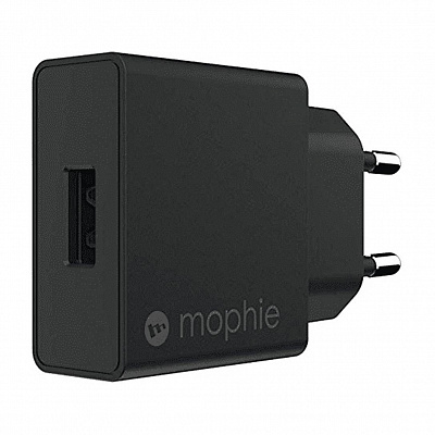 Сетевой адаптер питания Mophie Wall Adapter USB-A, 18Вт., 5В, 2,4А,