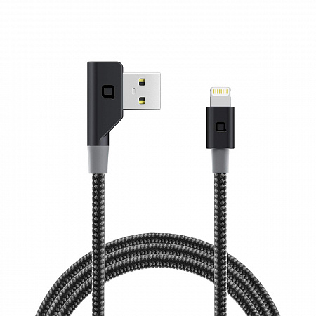 Кабель Nonda Fiber Edition Lightning to USB, 1,2 м 90, черный