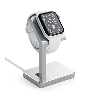 Подставка док-станция Satechi Aluminum Apple Watch Charging Stand, серебристый